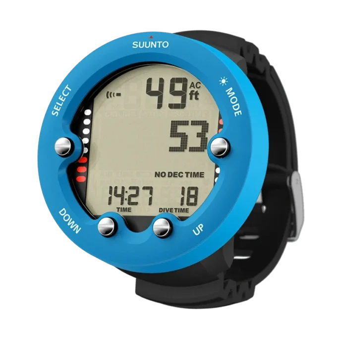 Suunto Zoop Novo Blue – lättanvänd dykdator med stor display Suunto Zoop Novo Blue – lättanvänd dykdator med stor display