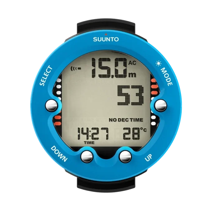 Suunto Zoop Novo Blue – lättanvänd dykdator med stor display Suunto Zoop Novo Blue – lättanvänd dykdator med stor display