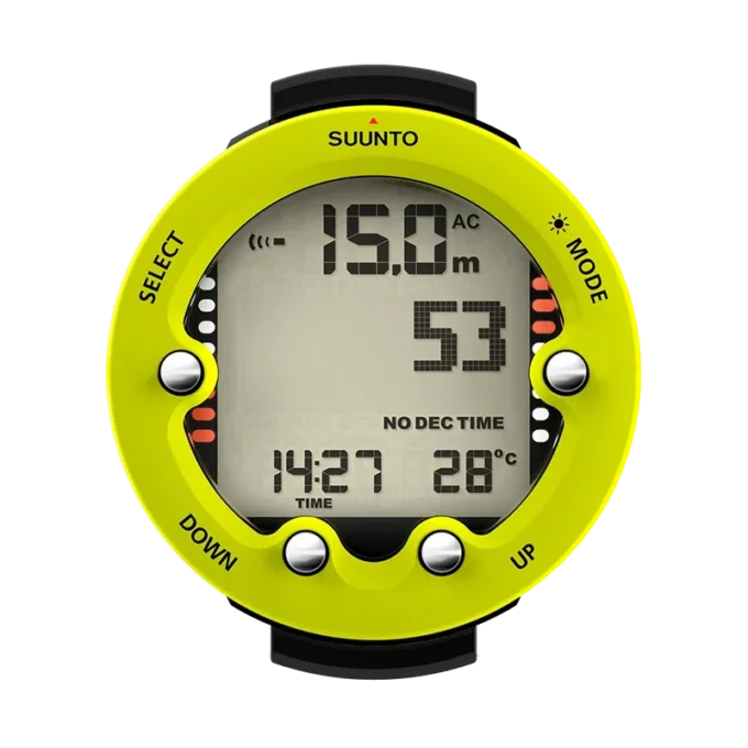 Suunto Zoop Novo Lime – lättanvänd dykdator med stor display Suunto Zoop Novo Lime – lättanvänd dykdator med stor display